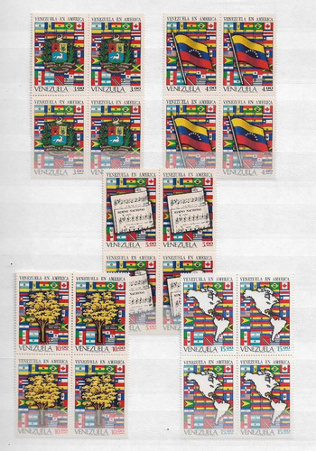 Imagen 1 de 1 de 1972 Estampillas ;venezuela En America Cat 140 $ ,,bloque 4
