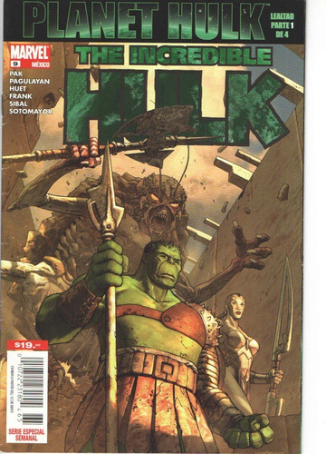 Comic Marvel Planet Hulk The Incredible Hulk 9 #9 Español 