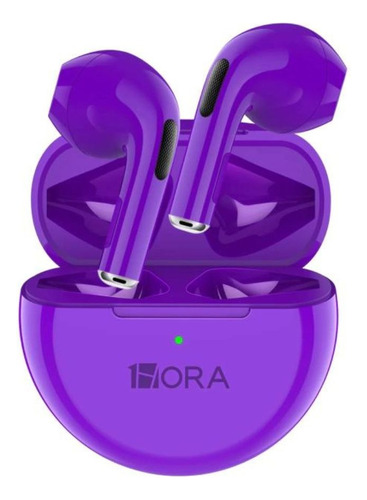 Auriculares Inalámbrico 1hora Morado 6hrs  Duracion