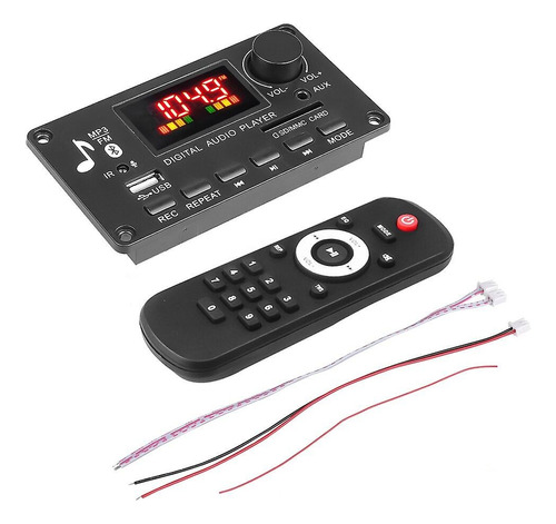 Modulo Reproductor Bluetooth Radio Usb Fm Sd Para Carro 120w