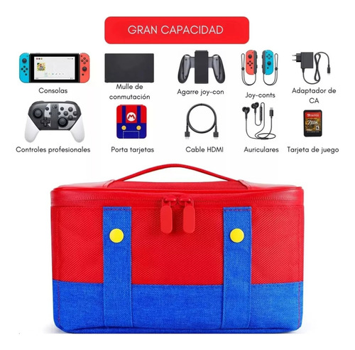 Estuche Funda Para Switch Nintendo / Oled Accesorios Viaje