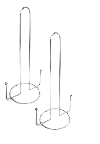 Porta Rollo Para Servilletas Metalico Cromado Es Nuevo