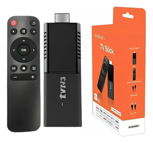 Tv Stick Smart Tv 4k Android 14, 4gb/64gb 2.4/5.8ghz Negro Estándar
