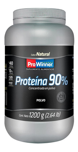 Proteína De Soya 90% Natural 1200 G Prowinner