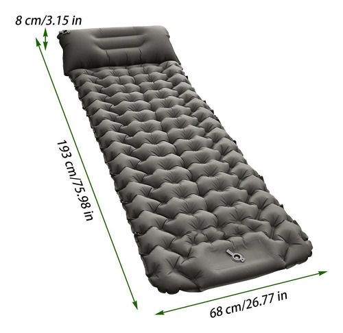 Alfombra Para Dormir Inflable Almohadilla Para Acampar Matro