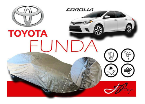 Recubrimiento Cubierta Afelpada Eua Toyota Corolla 2014-16