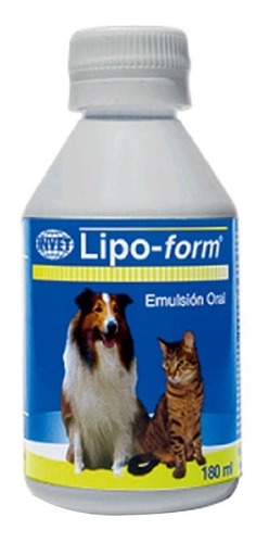 Lipo Form Emulsion Oral X 180 Ml Para Perros Y Gatos