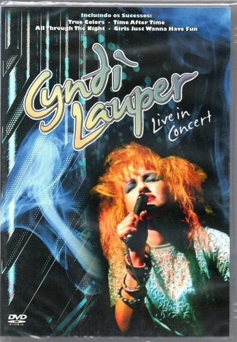 Dvd -cyndi Lauper -live In Concert