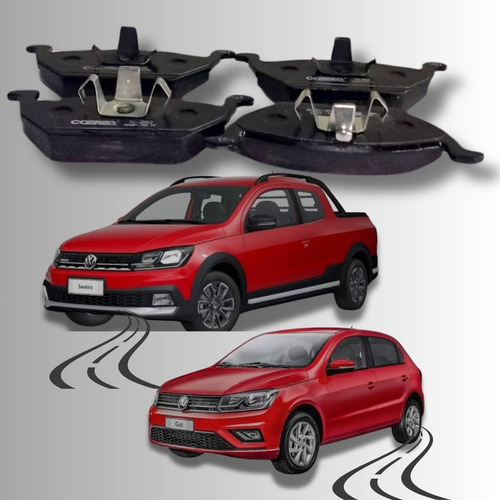 Pastilha Freio Dianteira Fox Polo Saveiro Gol G7g8 2020/2023