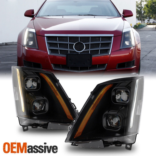 Faros Led Ahumado Cadillac Cts Premium 2011 3.6l