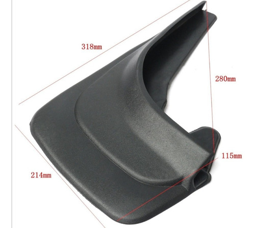 Imagen 4 de 5 de X4 Guardabarros Guardafango Lluvia Universal Exterior Auto