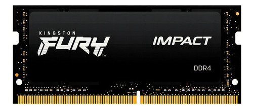 Memoria Ram Fury Impact Gamer Color Negro 32gb 1 Kingston Kf