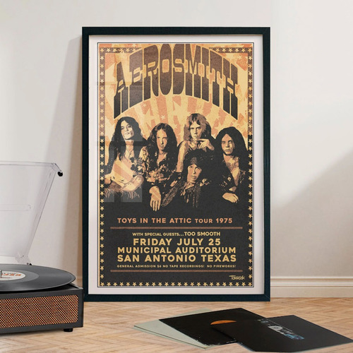 Cuadro 60x40 Rock - Aerosmith Texas Tour