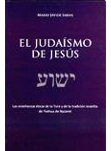 Libro: Judaismo Jesus,el