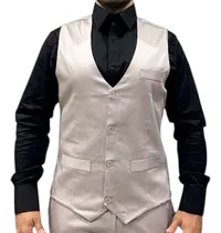 Comprar Chaleco De Vestir Gris Entallado Sublime For Men