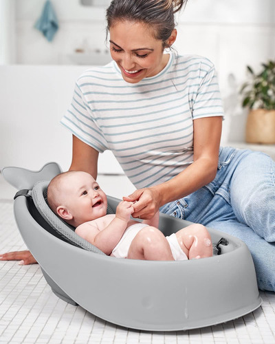 Bañera Para Bebés 3 En 1 Smart Sling Tub, Gris Color Nombre Del Diseño