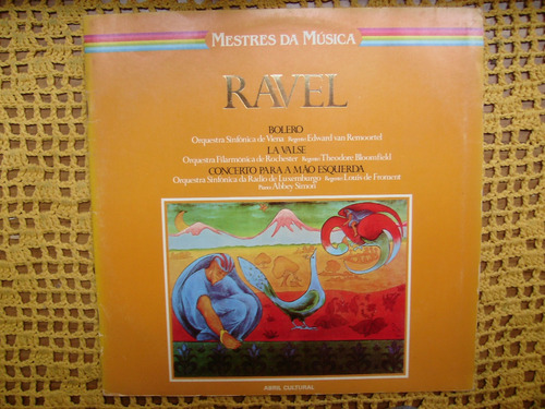 Ravel Bolero La Valse Concerto Mao Esquerda Lp Vinilo Brasil
