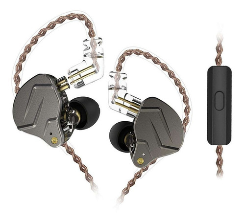 Auriculares In Ear Kz Zsn Pro 2 Vias Monitor Con Microfono 