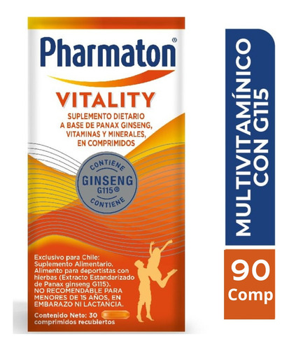 Pharmaton X 90 Comp Complejo Vitamínico