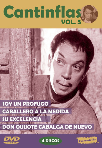 Cantinflas Vol.5 ( 4 Dvd ) Pack Mario Moreno Cantinflas