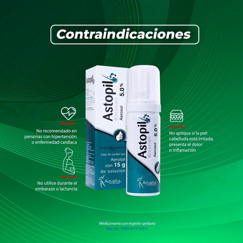 Astopil Minoxidil 5% Espuma 15g 2pack