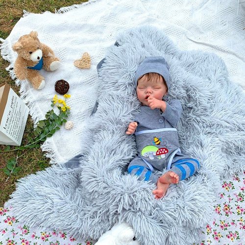 Imagen 2 de 5 de Bebe Reborn Originales Charlie Cuerpo Completo De Silicon