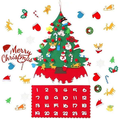 Enfeite Contagem Regressiva Natal Calendário Decoração Noel | MercadoLivre