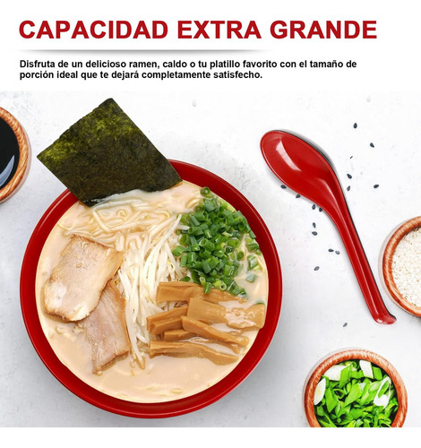 Juego De 4 Cuencos De Sopa De Fideos De Melamina, Vajilla