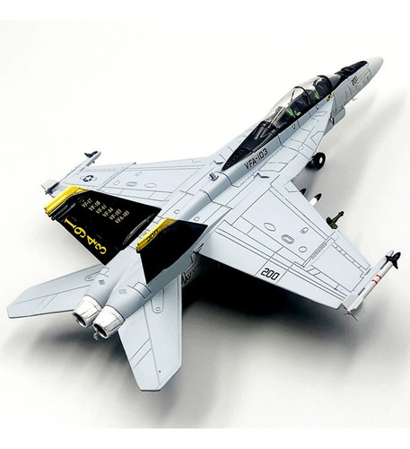 . 1:100 Scale Fa-18f Model Airplane Fighter Airplane For