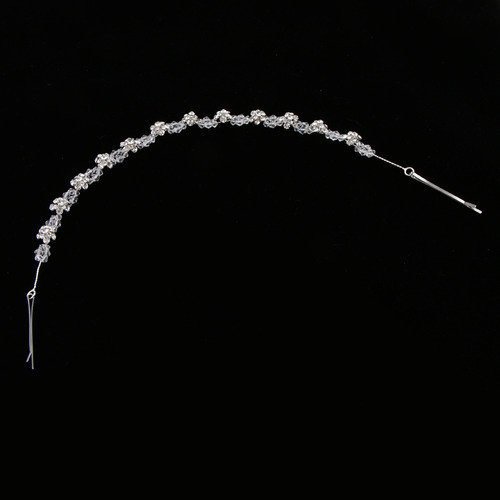 Diadema Generic Generic De Crystal + Rhinestone Diseño As Described - Blanco