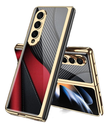 Funda De Vidrio Templado Chapado Para Samsung Galaxy Z Fold