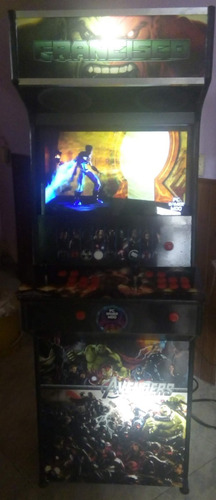 Imagen 2 de 9 de Arcade Multijuegos Fichin Led 24