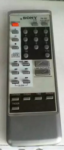 Control Remoto Para Reproductor Cd Sony  De 80 90 Original 