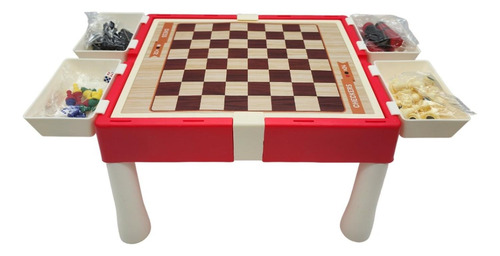 Mesa Juego 11 En 1 Ajedrez, Ludo, Serpiente, Damas Y Más