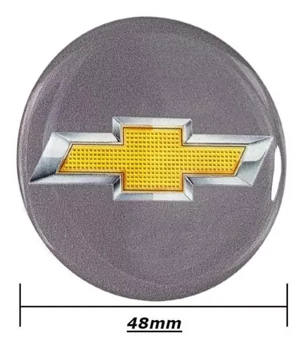Emblema Calota Universal Dourado 48MM – Chevrolet GM • Auto Peças
