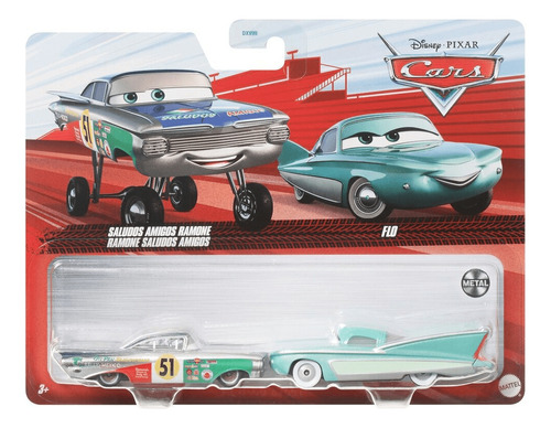 Disney Pixar Cars Saludos Amigos Ramone Y Flo, Paquete De 2,