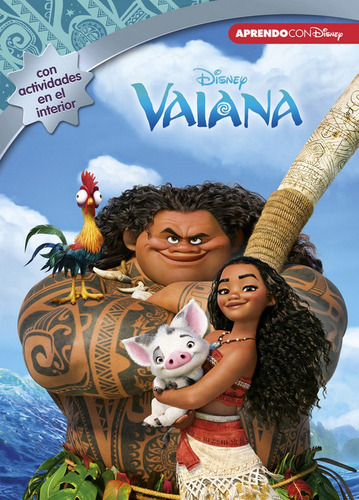 Vaiana (leo, Juego Y Aprendo Con Disney), De Disney. Editorial Cliper Plus, Tapa Dura En Español