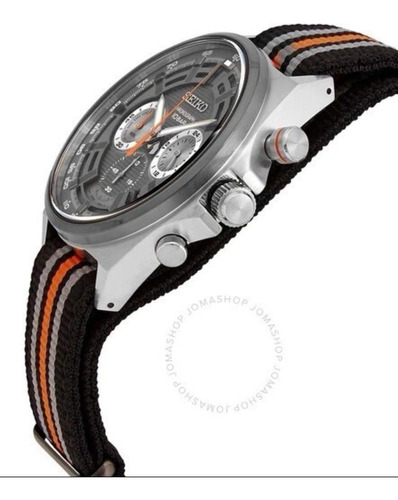Reloj Seiko Discover More Chronograph Ssb403p1 Original Azul Marino Negro Blanco