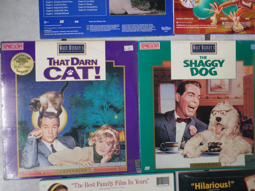 The Shaggy Dog 1959/thats Darn Cat 1965 -laser Disc - Disney