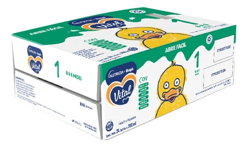 72un Vital 1 Infantil Liquida Brick X 200ml Pack