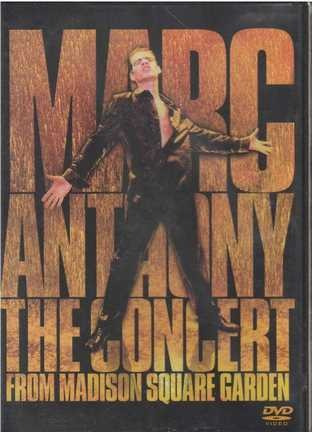 Dvd - Marc Anthony / The Concert From Madison Square