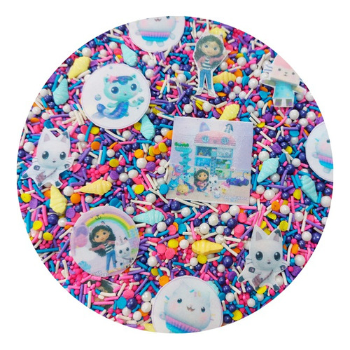 Sprinkle Confeti Mix Casa Gaby Morado Rosa