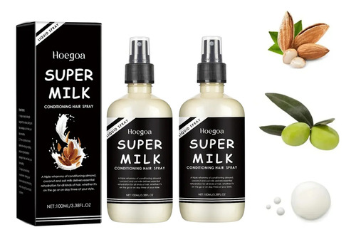 Prebase Acondicionadora Para El Cabello Super Milk, 2 Unidad