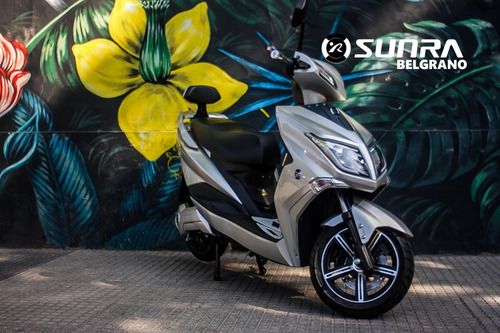 Imagen 7 de 16 de Moto Electrica Sunra Hawk Usada Litio Gris Mate Sin Patente