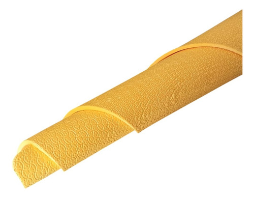 Tapete Yoga Pilates Fitness Ejercicio 8 Mm Yesh Market Color Amarillo-mango