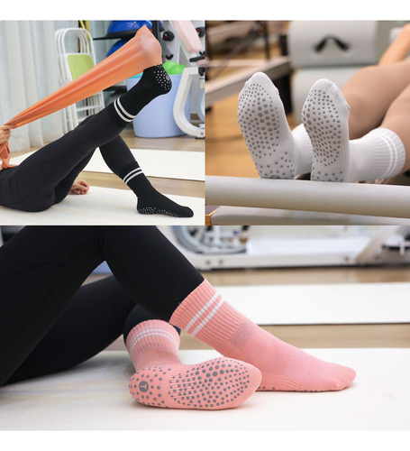 Toes Home - Calcetines Antideslizantes Para Mujer, Calcetine