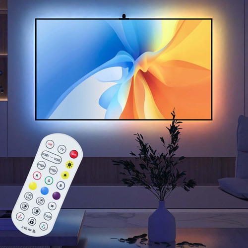 Luces Que Cambian De Color Detrás De Tv Luz De Fondo De Tv