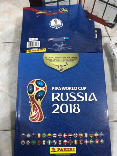 Imagen 3 de 10 de Álbum Del Mundial Rusia 2018 Pasta Dura Original Y Barajitas