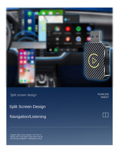 L Convertidor Carplay Inalámbrico Automático Carplay C 2 En