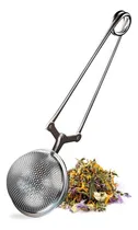 Comprar Infusor De Te De Acero Inox. Infusor Con Malla Para Tisana Color Plateado